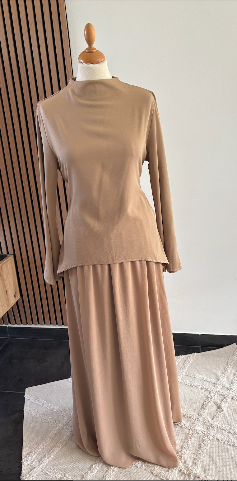Ensemble jupe Beige