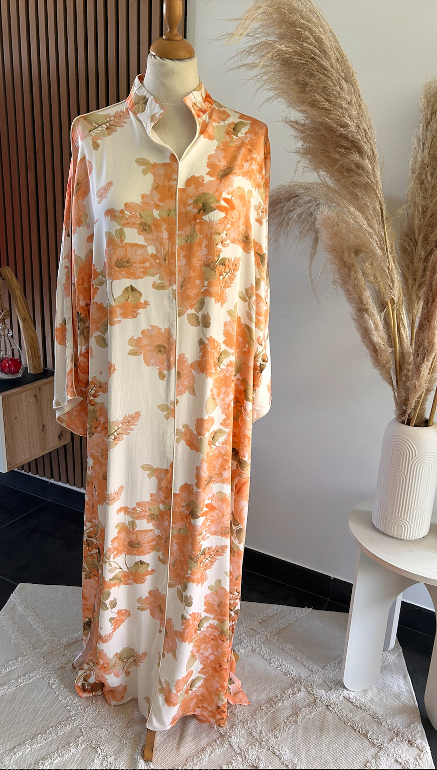 Robe fleurie Orange