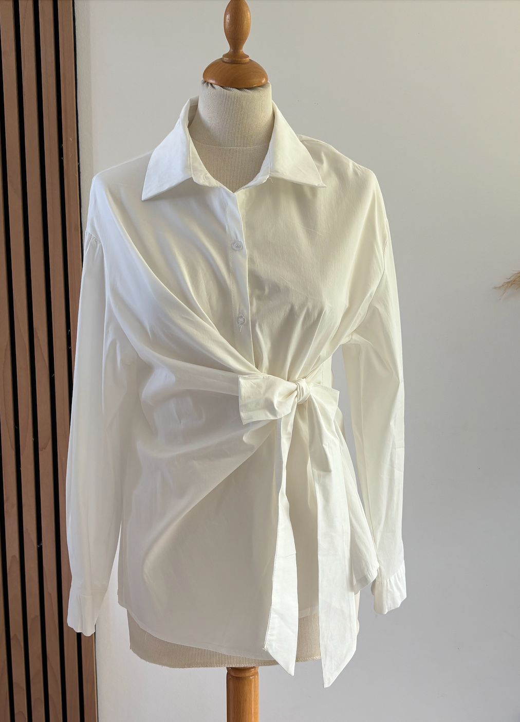 Chemise Noeud Blanche