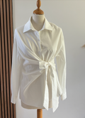 Chemise Noeud Blanche