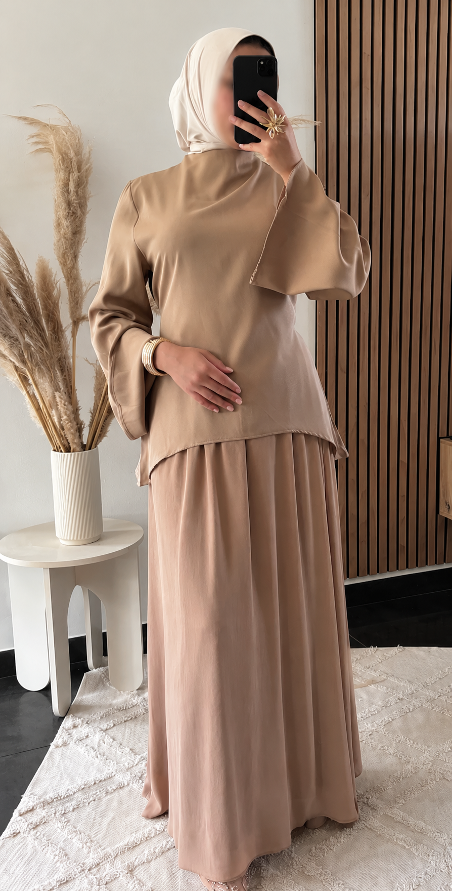 Ensemble jupe Beige