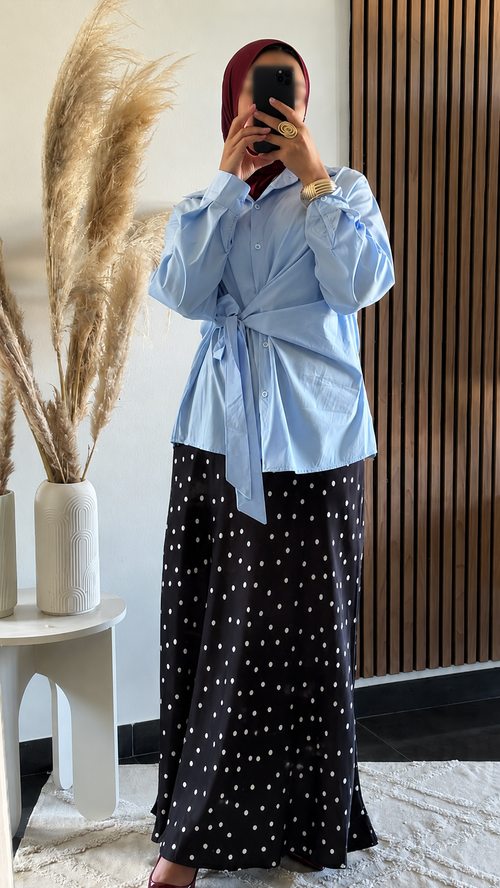 Chemise Nœud Bleu